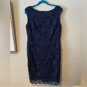 Ralph Lauren Navy Lace Dress